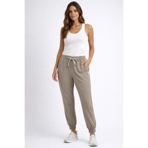 Vuori Performance Jogger Womens XS Ecru Heather Athleisure Sweatpants NWOT